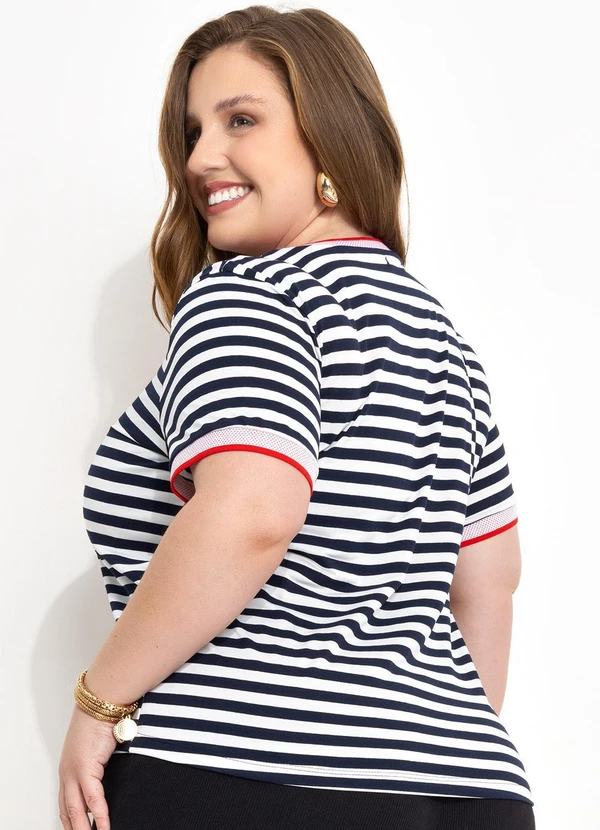 Marguerite - Blusa Listrada em Malha Listrada 4