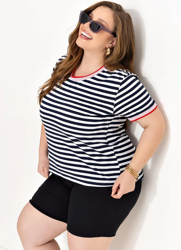 Marguerite - Blusa Listrada em Malha Listrada 9