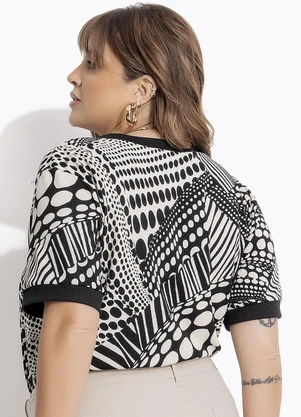 Marguerite - Blusa Listrada em Malha Listrada - MARGUERITE