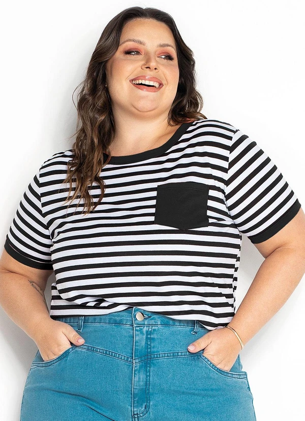 Marguerite - Blusa Listrada em Malha