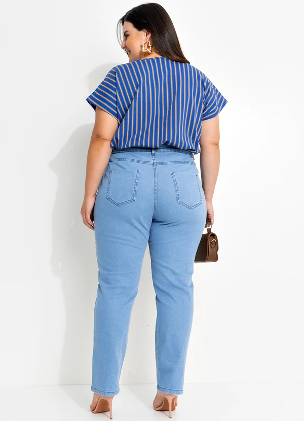 Marguerite - Blusa Listrado Colorido em Malha de Viscose 3