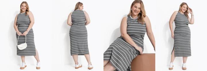 Blusa Listrado em Canelado