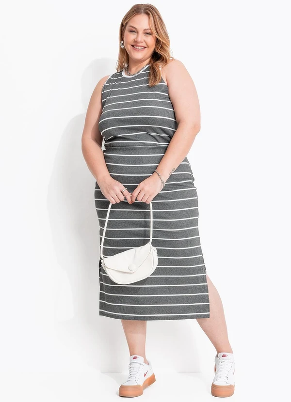 Marguerite - Blusa Listrado em Canelado