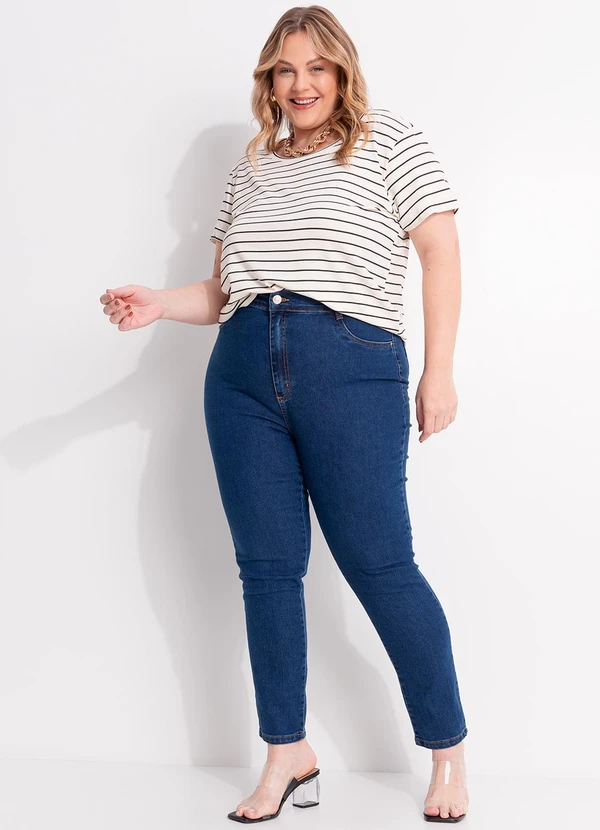 Marguerite - Blusa Listrado em Malha Suede 2