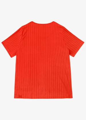 Infinita Cor - Blusa Malha Delicate Plus Vermelho - INFINITA COR