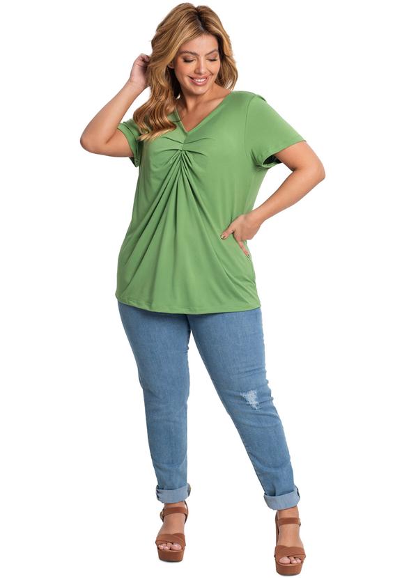 Secret Glam - Blusa Malha Feminina Verde 3