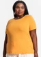 Infinita Cor - Blusa Malha Delicate Plus Verde - variação: Amarelo