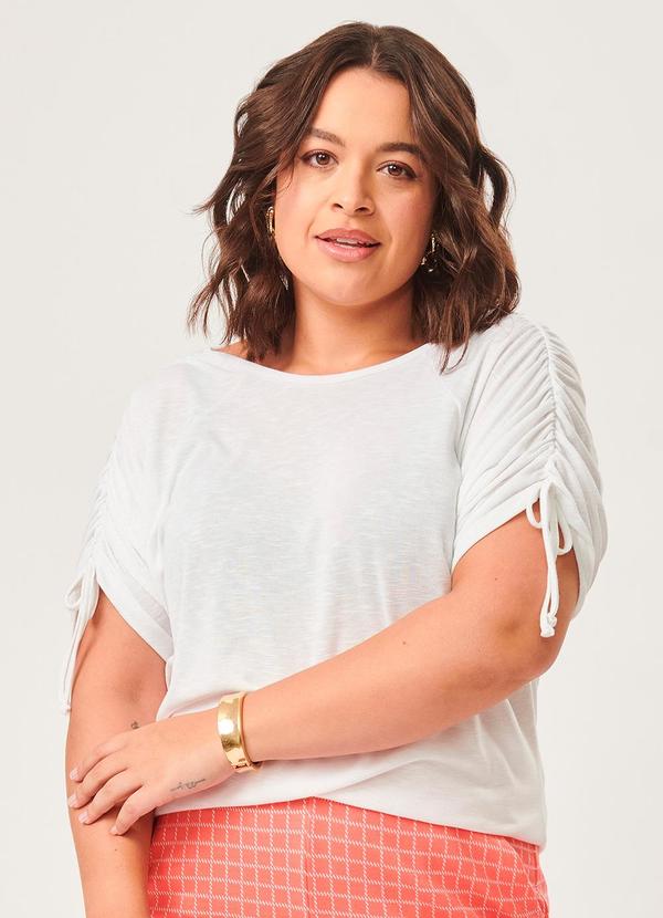 Lisamour - Blusa Manga Curta Branco