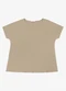 Secret Glam - Blusa Manga Curta Feminina Plus Size Branco - variação: Marrom