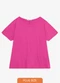 Secret Glam - Blusa Manga Curta Plus Size Roxo - variação: Rosa