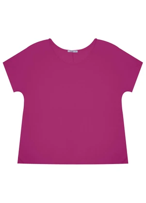 Secret Glam - Blusa Manga Curta Plus Size Roxo - SECRET GLAM