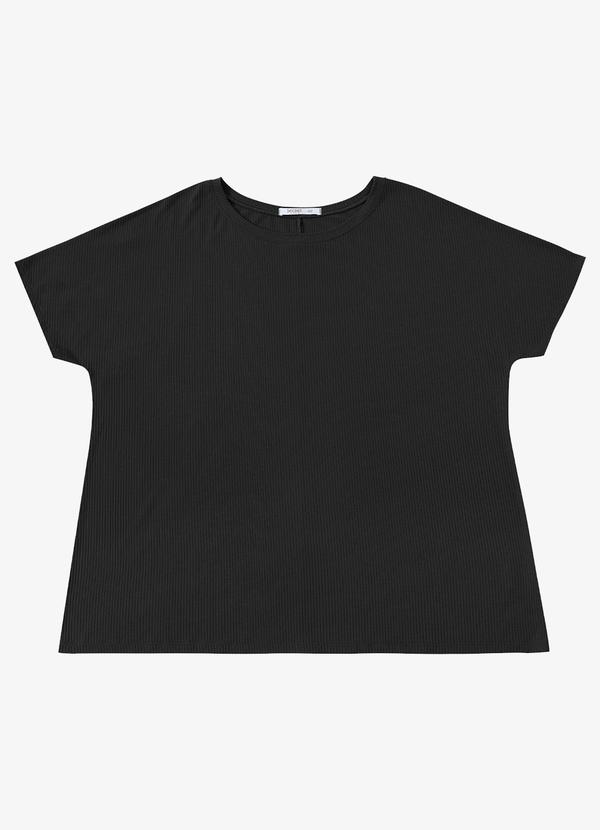 Secret Glam - Blusa Manga Morcego Feminina Plus Size Preto
