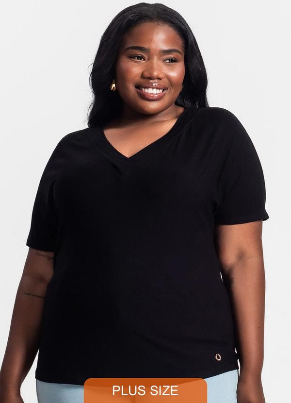 Secret Glam - Blusa Manga Morcego Feminina Preto