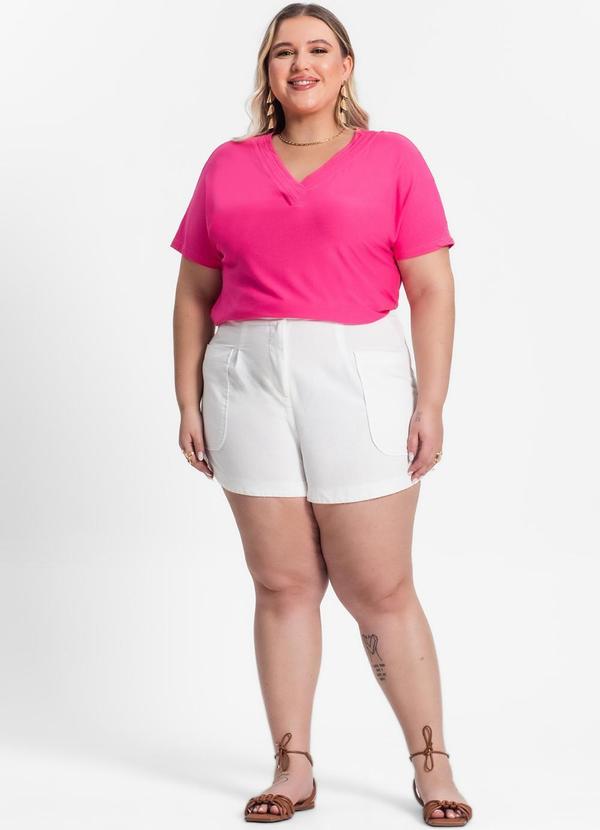 Secret Glam - Blusa Manga Morcego Feminina Rosa