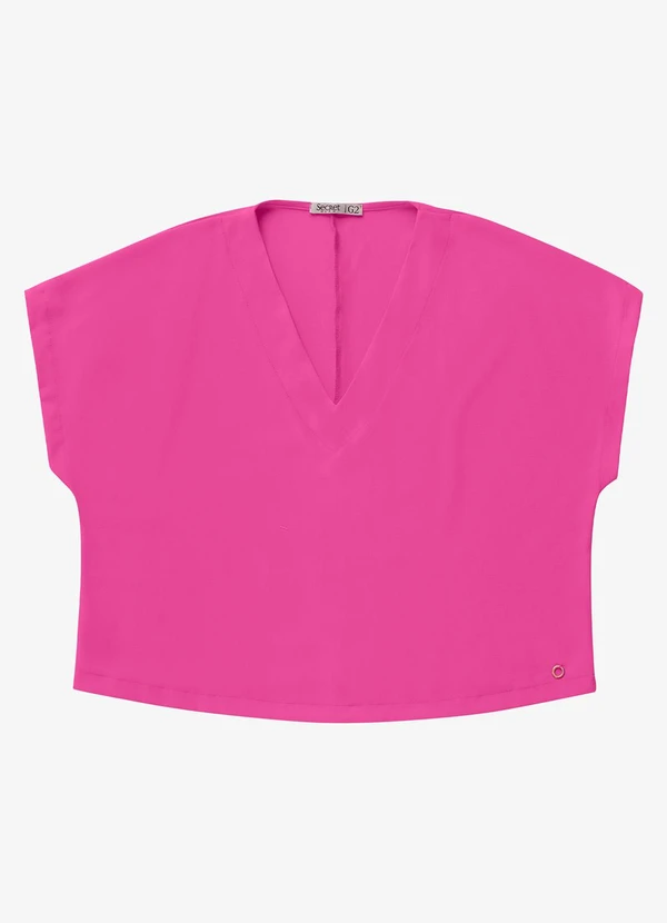 Secret Glam - Blusa Manga Morcego Plus Size Rosa 3