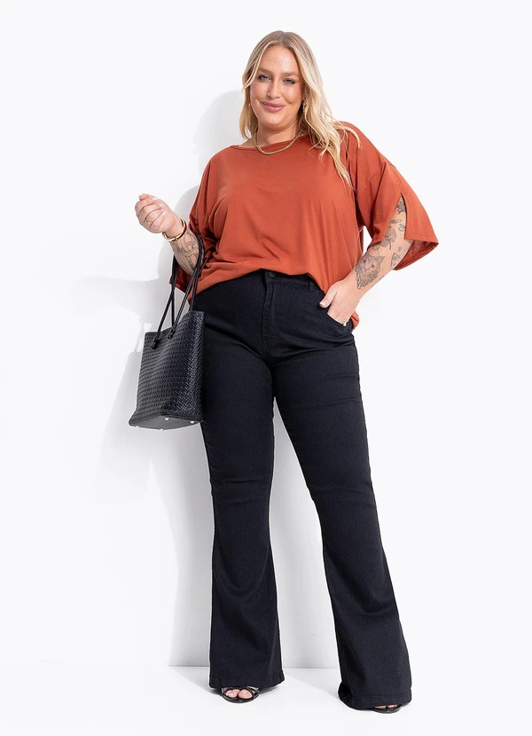 Marguerite - Blusa Marrom em Meia Malha 8