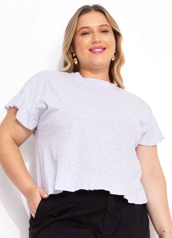 Marguerite - Blusa Mescla Banana em Malha
