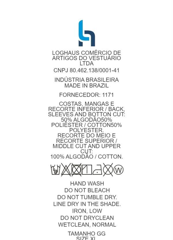 Outlet - Blusa Mescla Chumbo Tricolor Plus Size 5