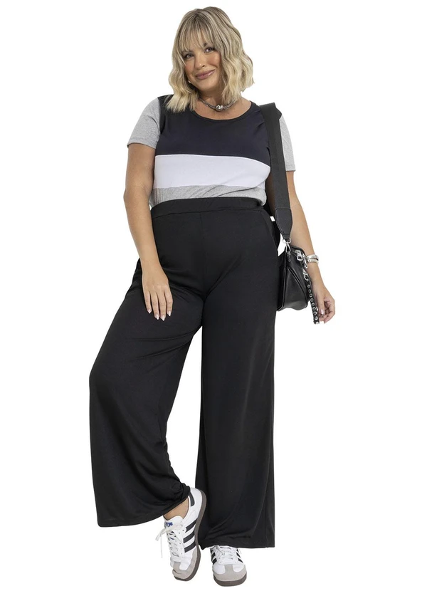 Marguerite - Blusa Mescla com Contrastes Plus Size 4