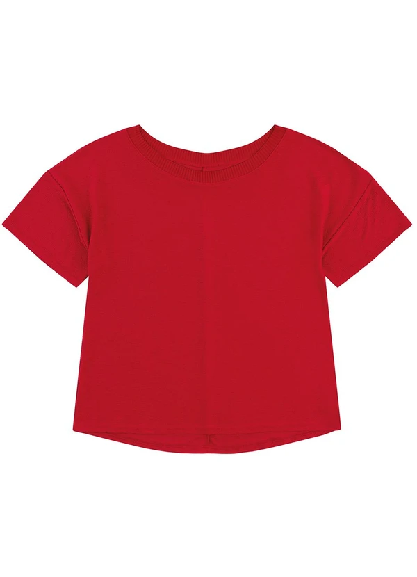 Malwee - Blusa Mullet Texturizada PlusVermelho 4