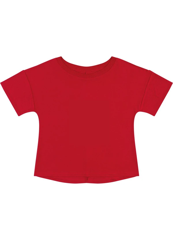 Malwee - Blusa Mullet Texturizada PlusVermelho 5