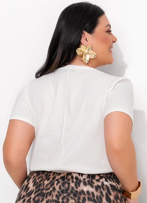 Marguerite - Blusa Off White com Perolados - MARGUERITE