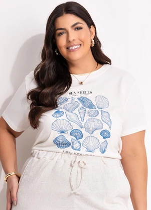 Marguerite - Blusa Off White em Algodão - MARGUERITE