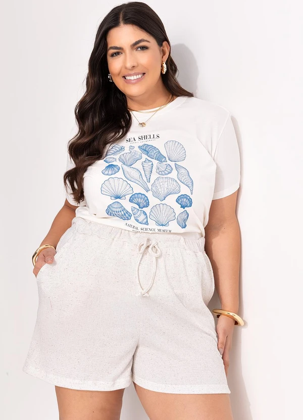 Marguerite - Blusa Off White em Algodão 6