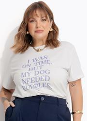 Blusa Off White em Algodo