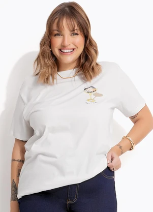 Marguerite - Blusa Off White em Algodão - MARGUERITE