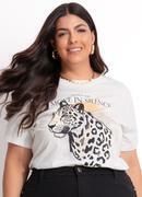 Blusa Off White em Algodo