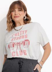 Blusa Off White em Algodo