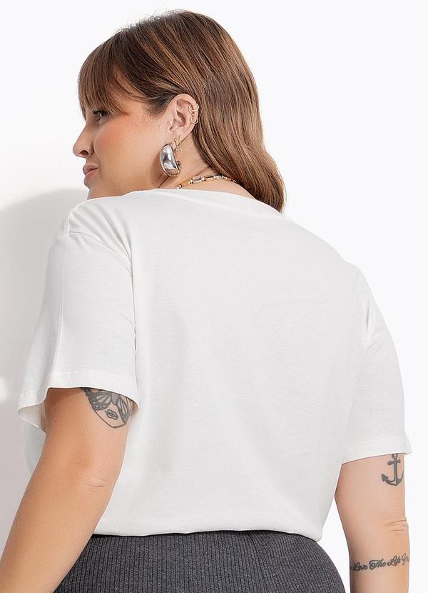 Marguerite - Blusa Off White em Algodão 2