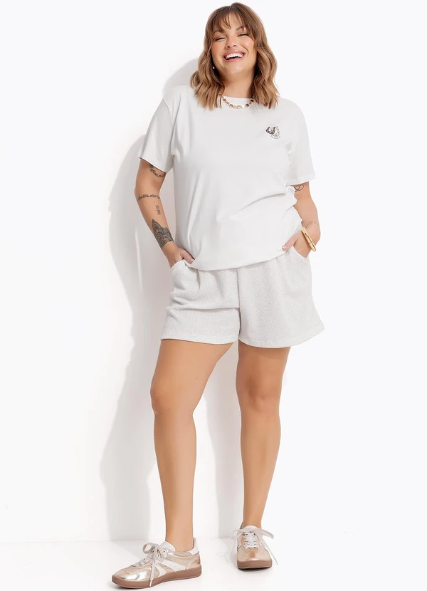 Marguerite - Blusa Off White em Algodão 3
