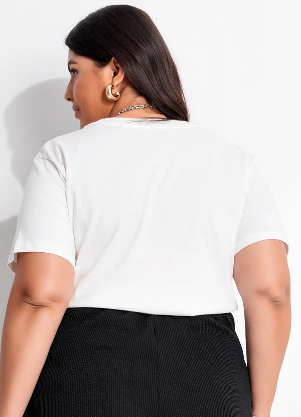 Marguerite - Blusa Off White em Algodão 2
