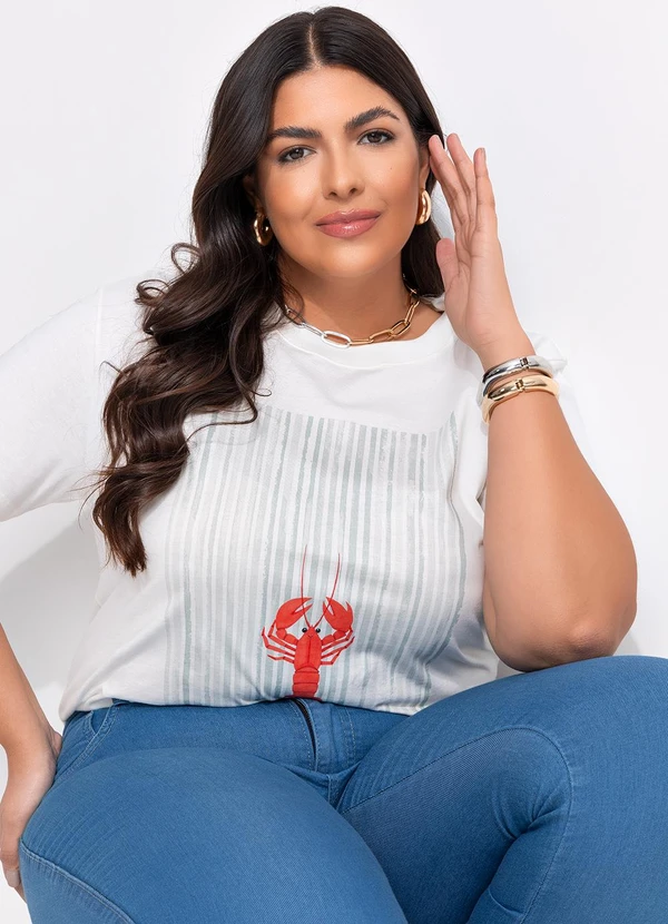 Marguerite - Blusa Off White em Algodão 6