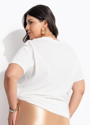 Marguerite - Blusa Off White em Algodão - MARGUERITE