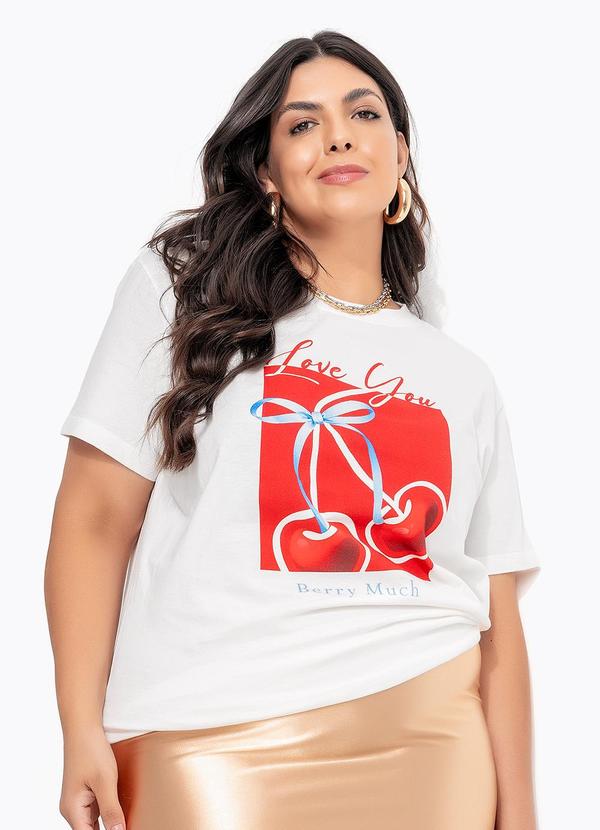 Blusa (Off White) em Algod�o