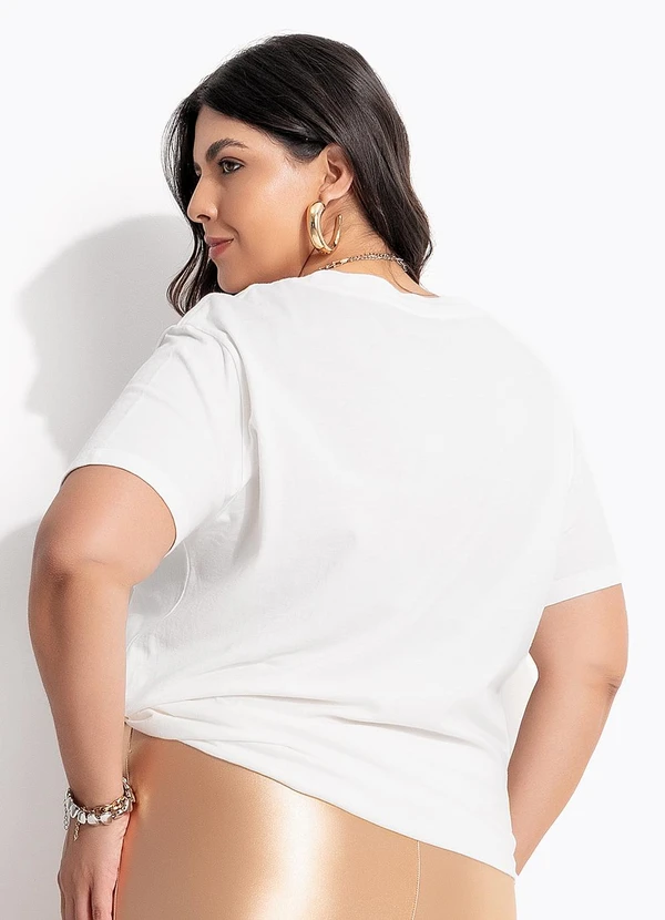 Marguerite - Blusa Off White em Algodão 2