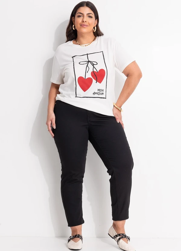 Marguerite - Blusa Off White em Algodão 2