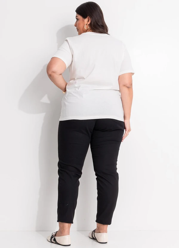 Marguerite - Blusa Off White em Algodão 1