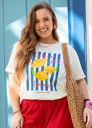 Blusa Off White em Algodo