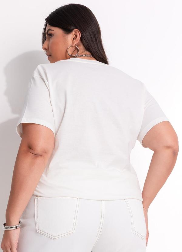 Marguerite - Blusa Off White em Algodão 7