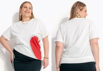 Blusa Off White em Algodo