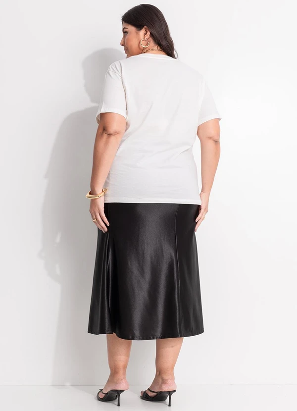 Marguerite - Blusa Off White em Algodão de Coração 5