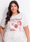 Blusa Off White em Algodo