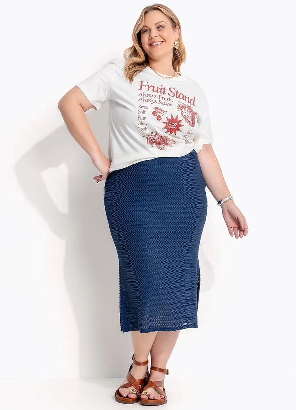 Marguerite - Blusa Off White em Algodão 6