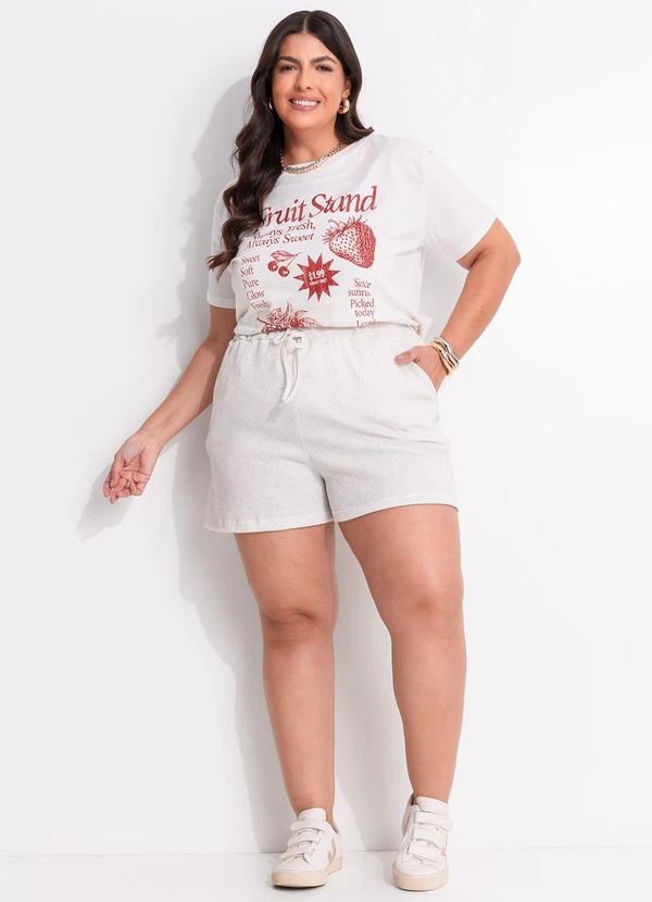 Marguerite - Blusa Off White em Algodão 5