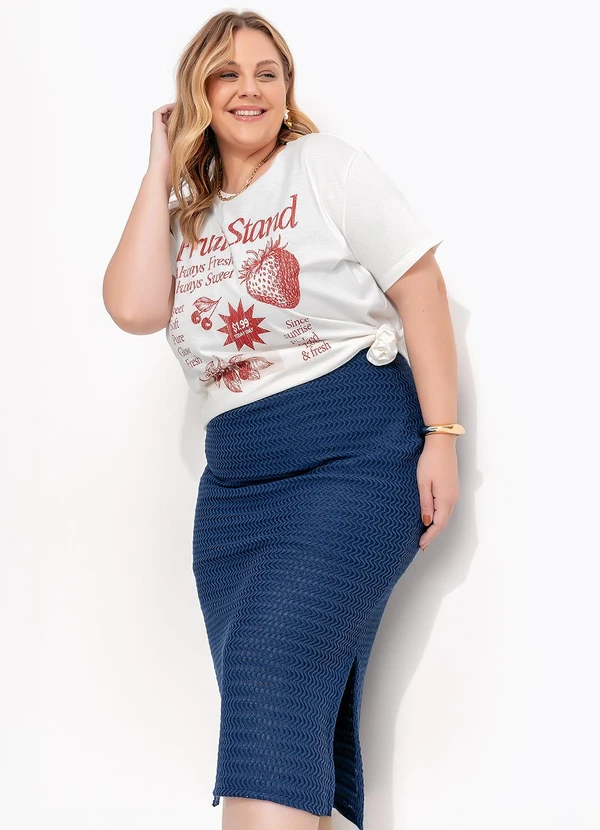 Marguerite - Blusa Off White em Algodão 2