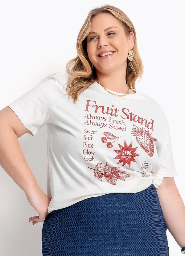 Marguerite - Blusa Off White em Algodão 10